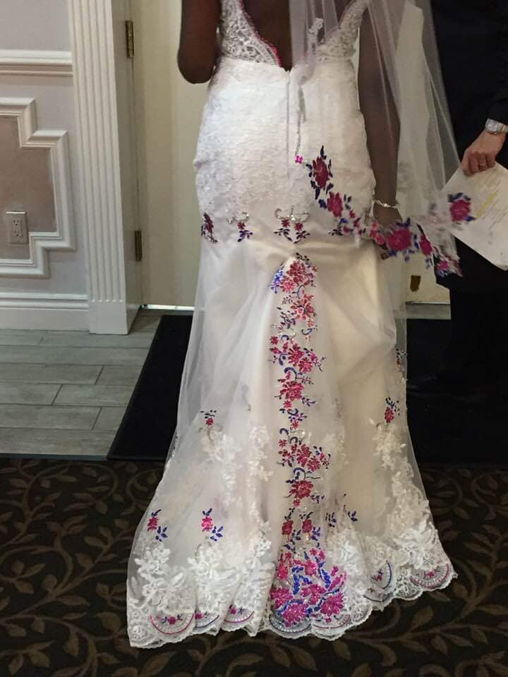 CUSTOM BLING WEDDING DRESS