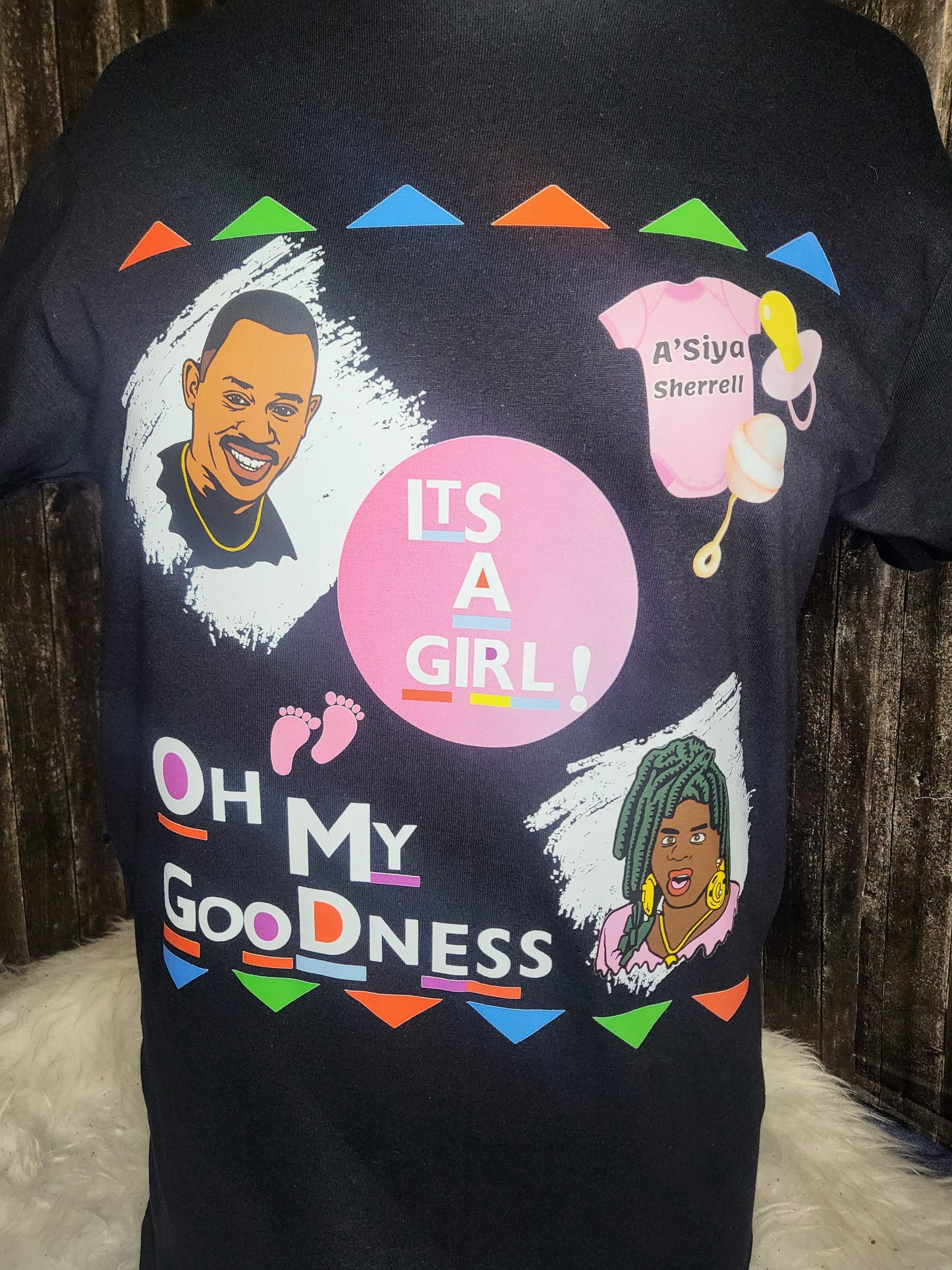 MARTIN INSPIRED THEME BABY SHOWER CUSTOM T-SHIRT