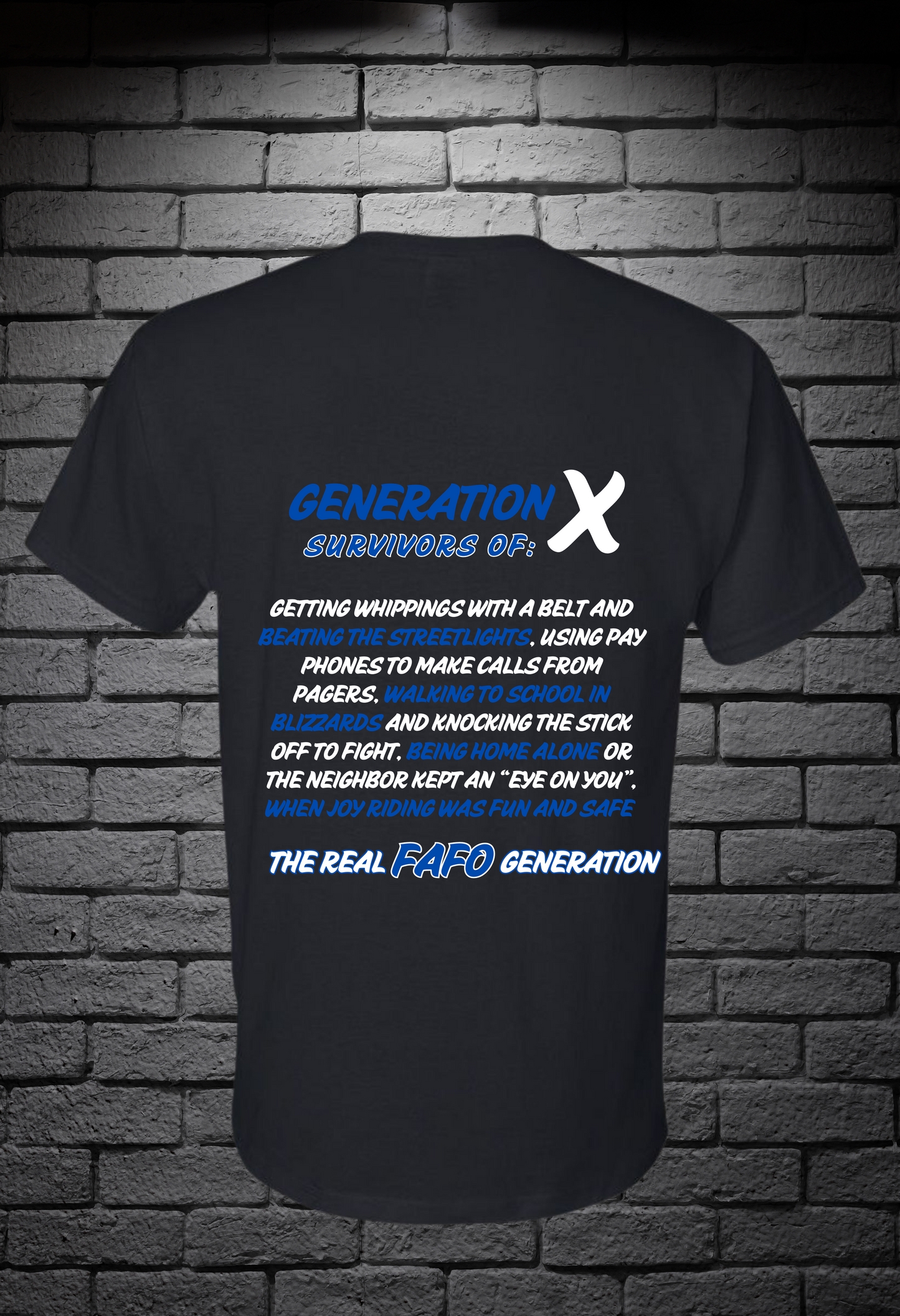 GENERATION X CUSTOM T-SHIRT