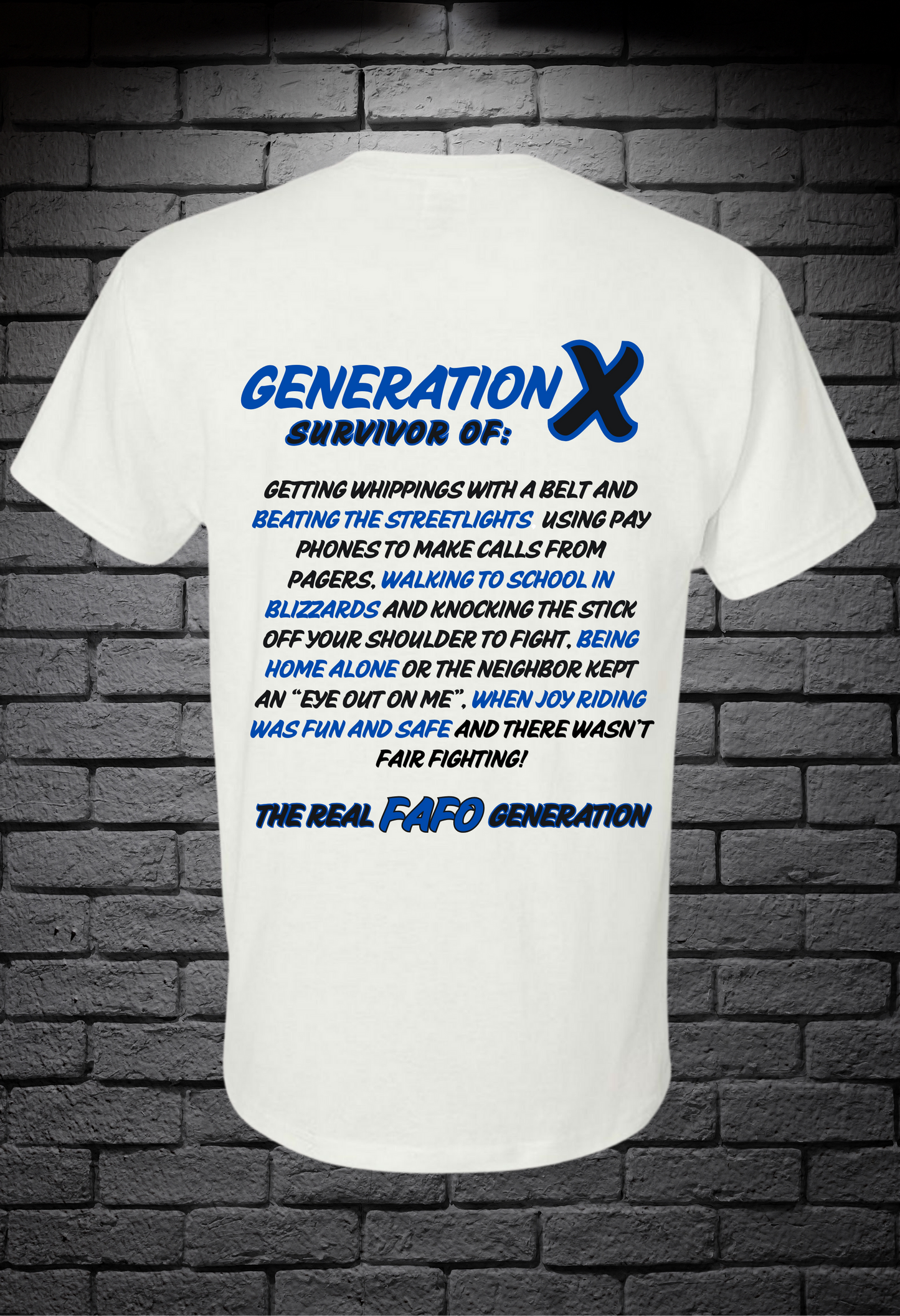 GENERATION X CUSTOM T-SHIRT