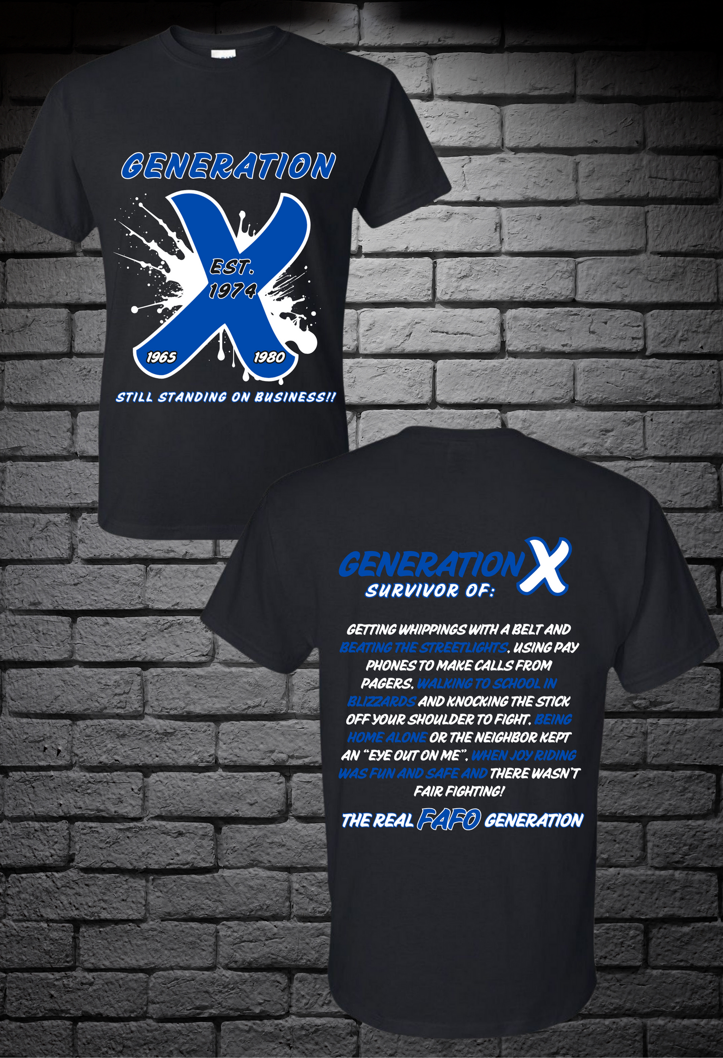 GENERATION X CUSTOM T-SHIRT