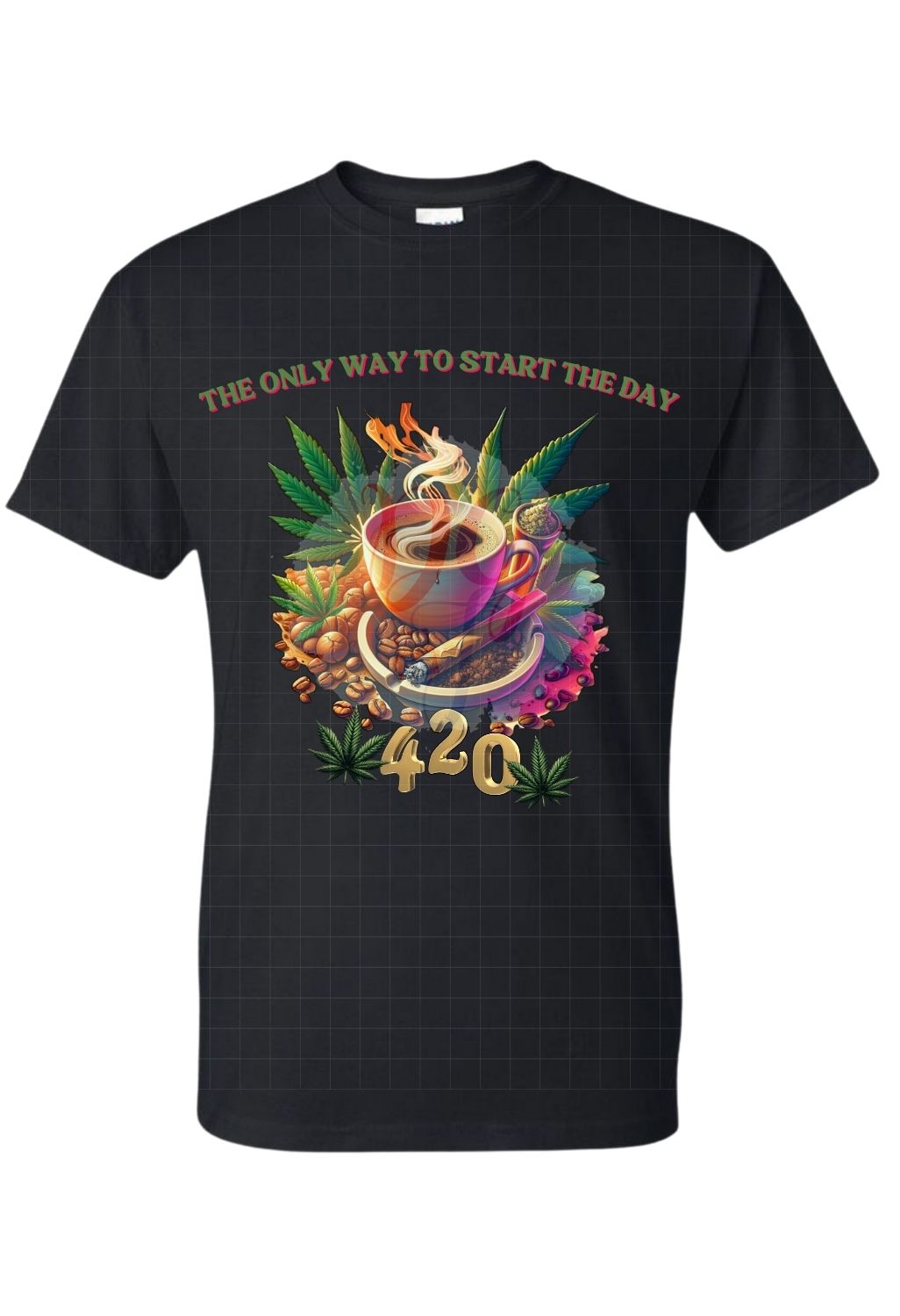 420 WAKING UP SHIRT