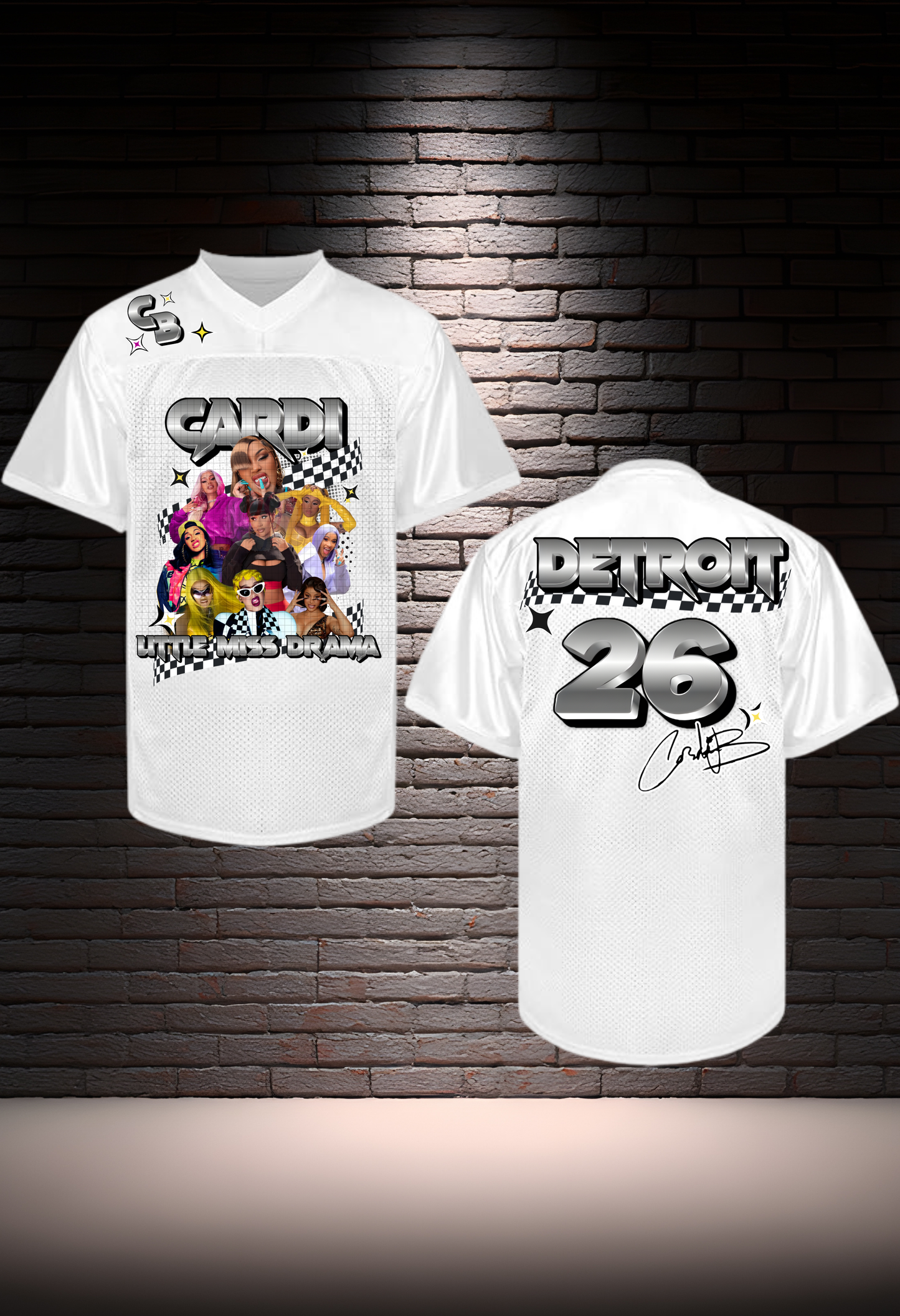 CARDI B LITTLE MISS DRAMA JERSEY